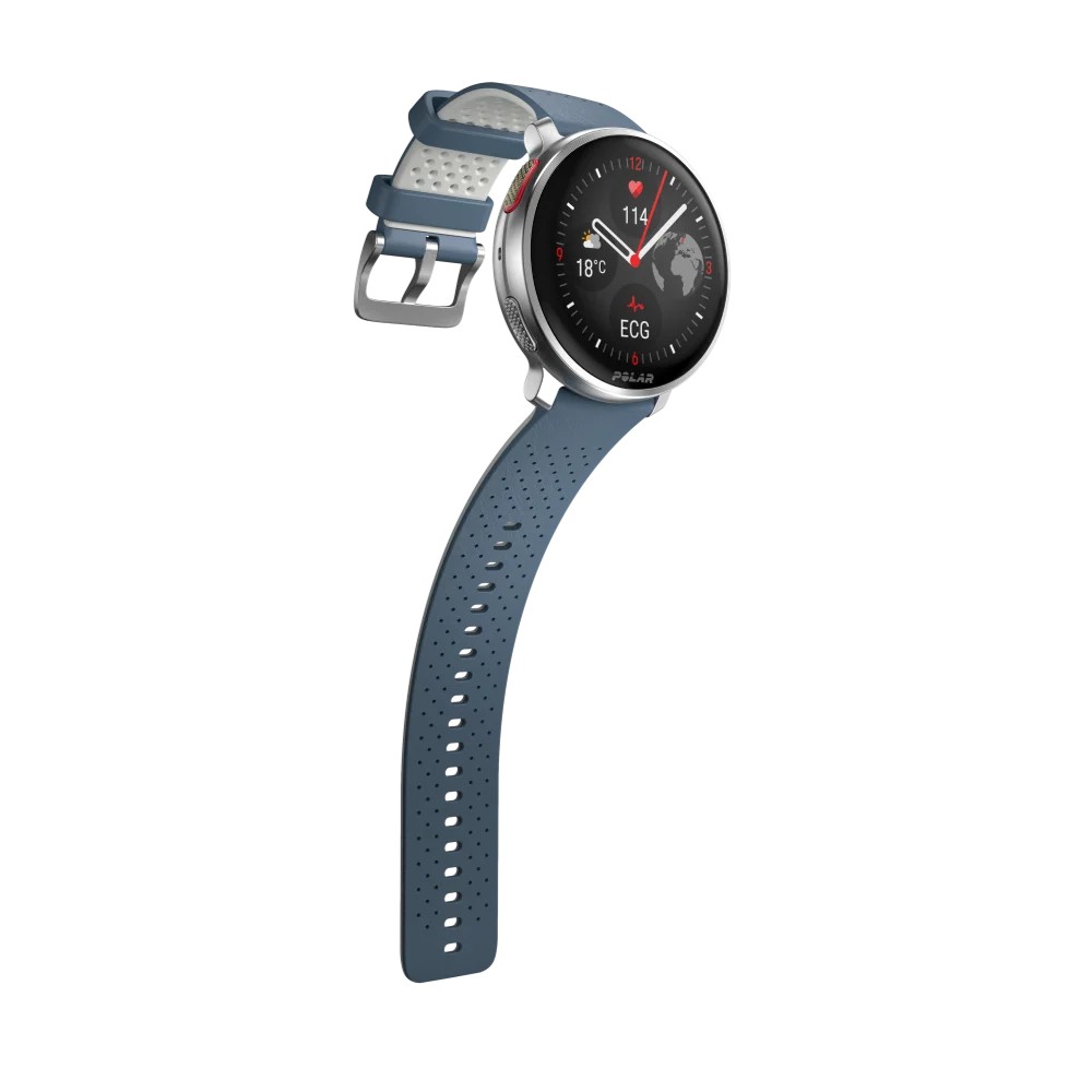 שעון מולטי-ספורט פרימיום Polar Vantage V3 בצבע כחול-כסף – תמונה 3
