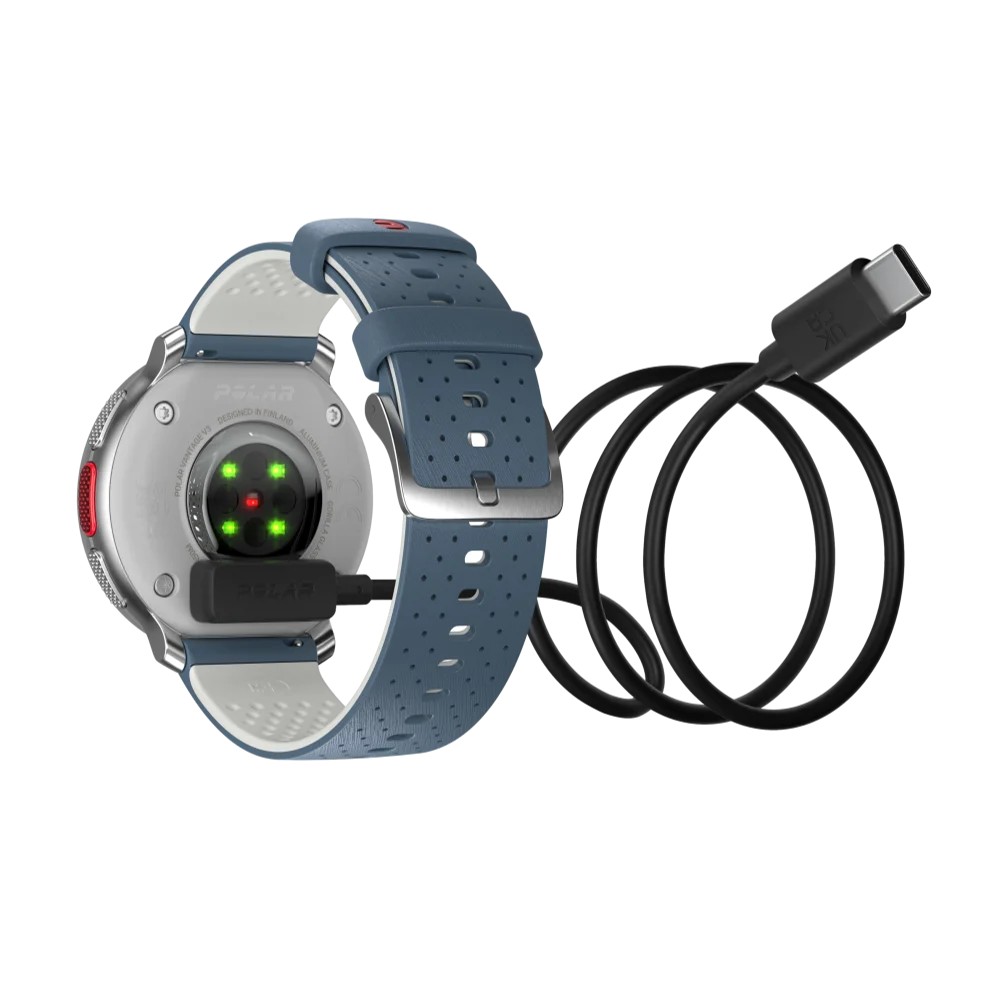 שעון מולטי-ספורט פרימיום Polar Vantage V3 בצבע כחול-כסף – תמונה 4