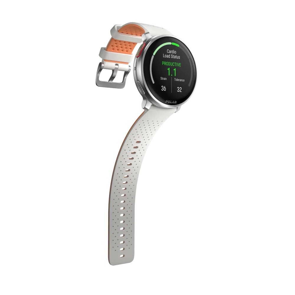 שעון מולטי-ספורט פרימיום Polar Vantage V3 בצבע אפרסק-כסף – תמונה 2