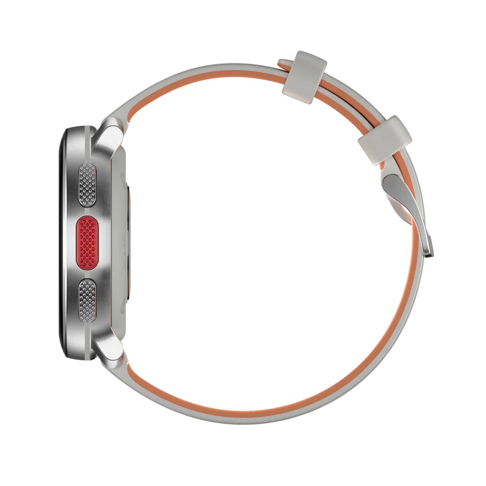 שעון מולטי-ספורט פרימיום Polar Vantage V3 בצבע אפרסק-כסף – תמונה 4