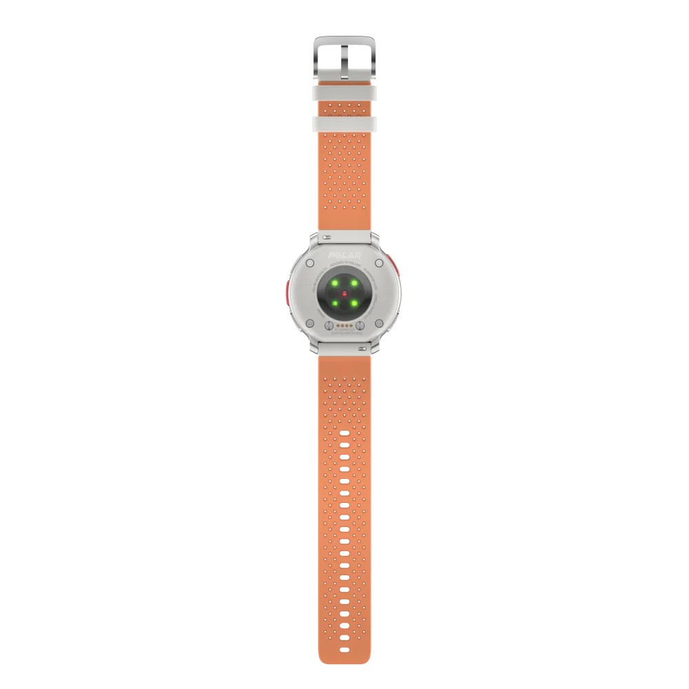 שעון מולטי-ספורט פרימיום Polar Vantage V3 בצבע אפרסק-כסף – תמונה 5