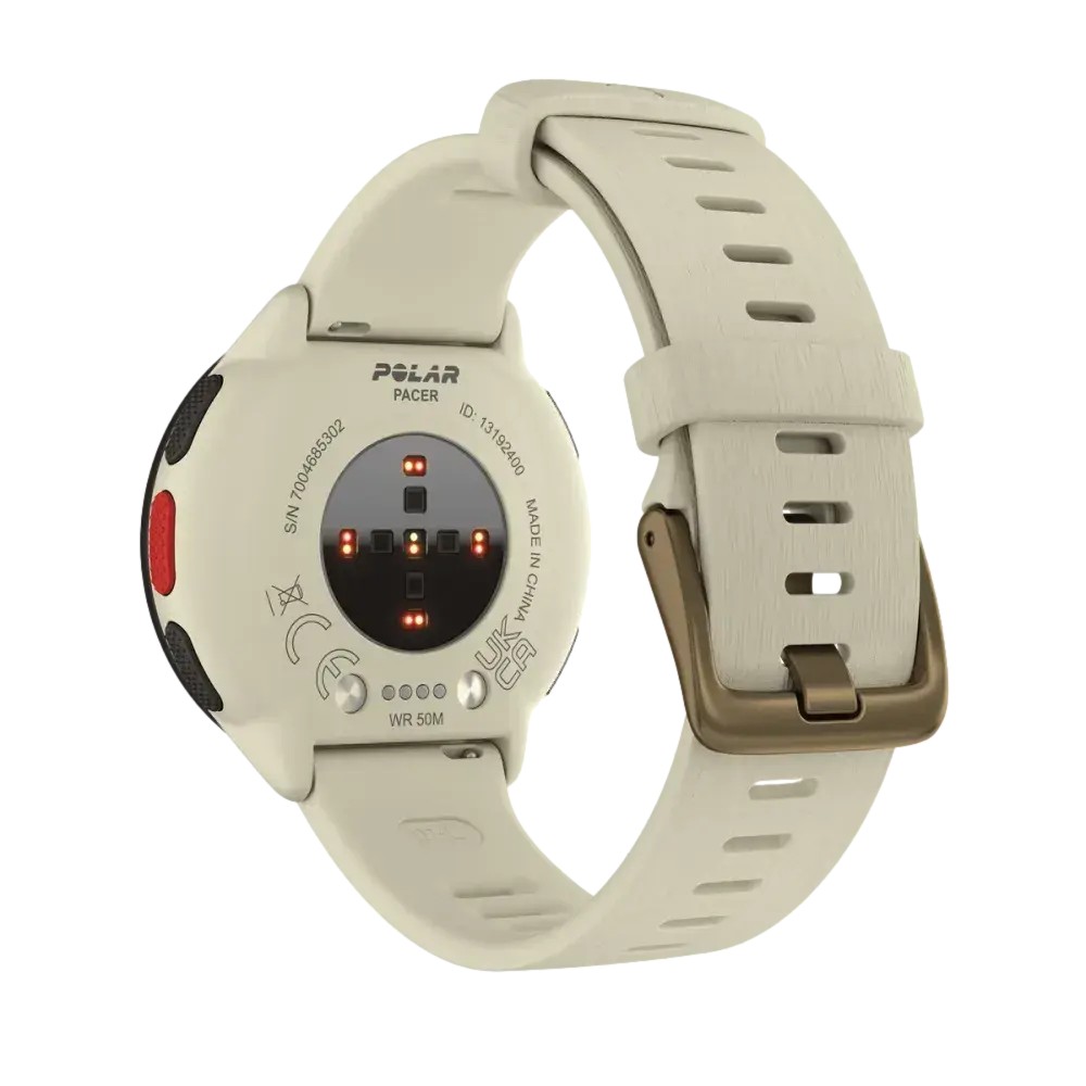Polar Pacer שעון ריצה עם GPS בצבע לבן – תמונה 4