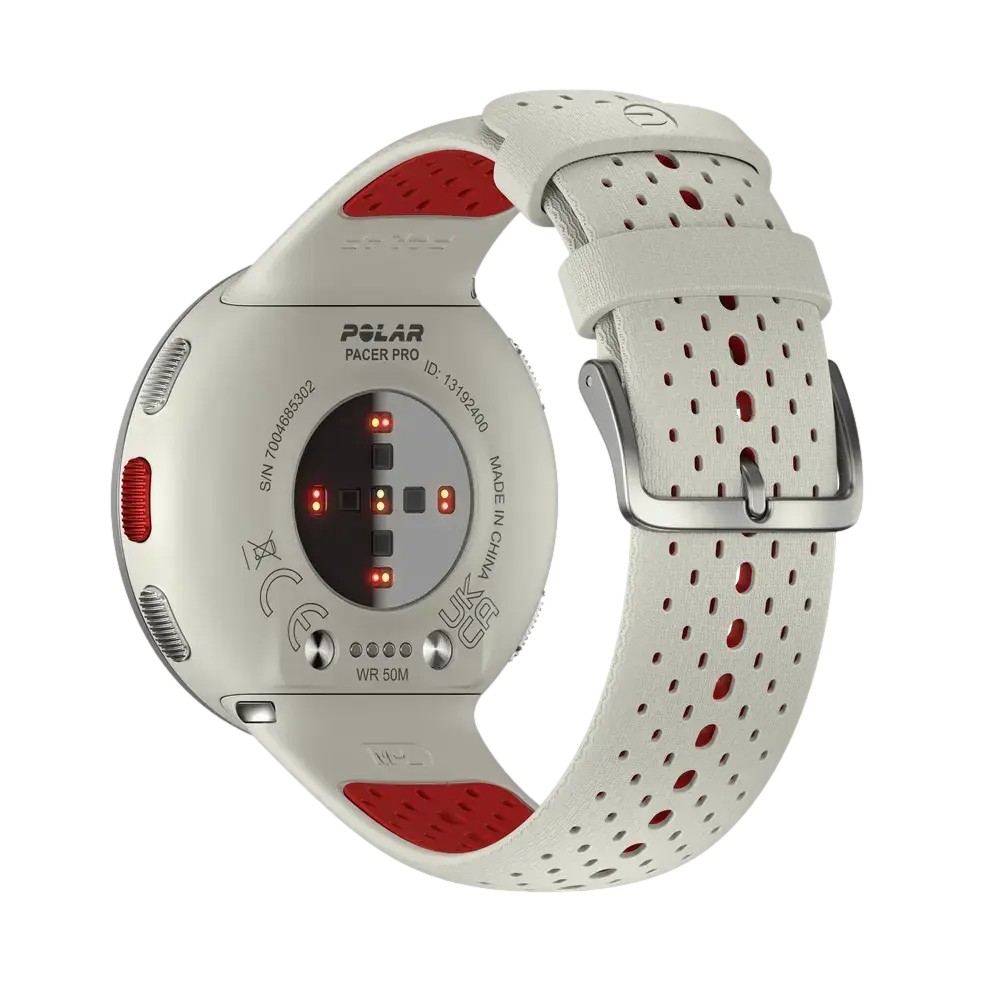 Polar Pacer Pro שעון ריצה מתקדם עם GPS לבן – תמונה 4