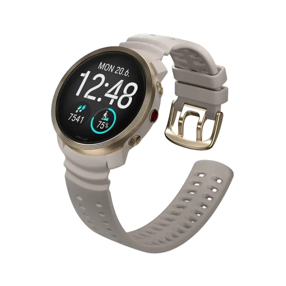 שעון חכם מולטי-ספורט בצבע לבן-זהב Polar Vantage M3 – תמונה 2