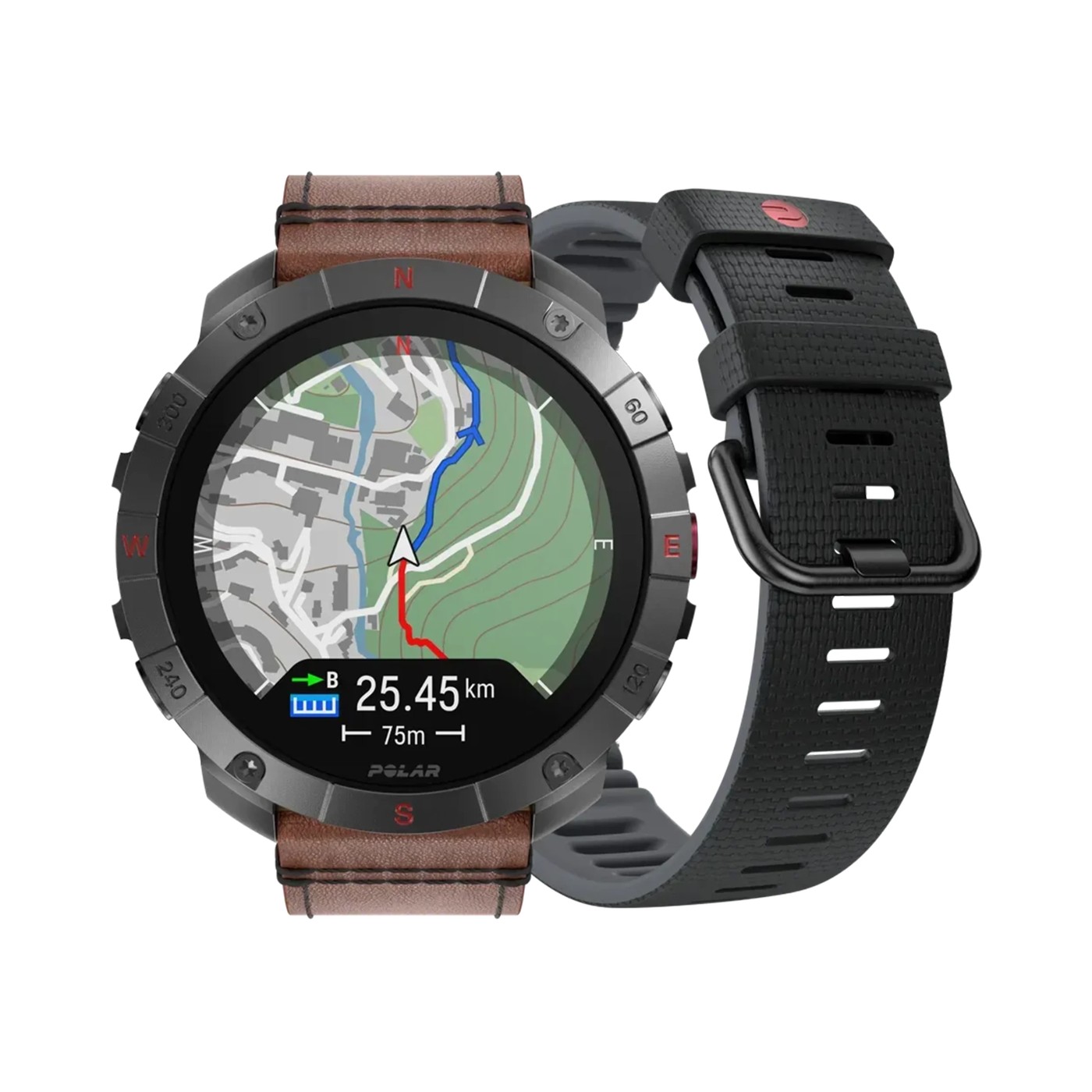 שעון GPS חכם צבע חום דגם Grit X2 להרפתקנים ולספורטאים מבית Polar – תמונה 2