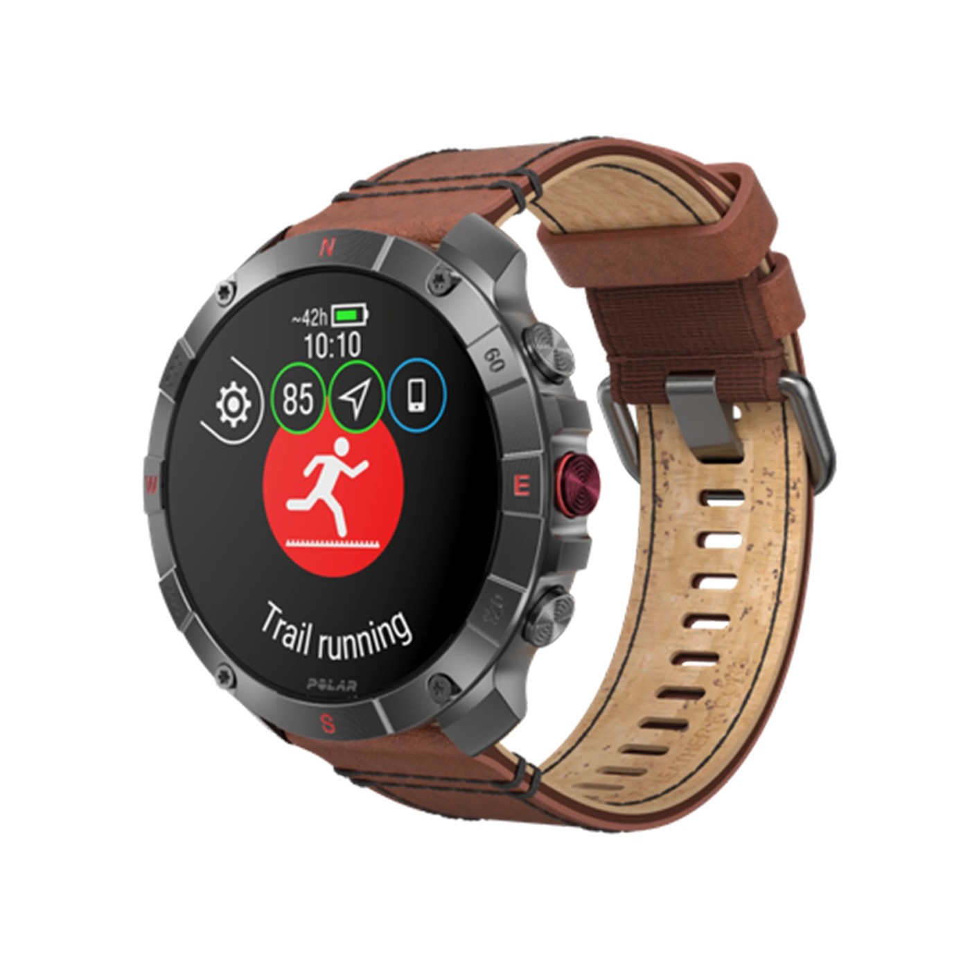 שעון GPS חכם צבע חום דגם Grit X2 להרפתקנים ולספורטאים מבית Polar – תמונה 4