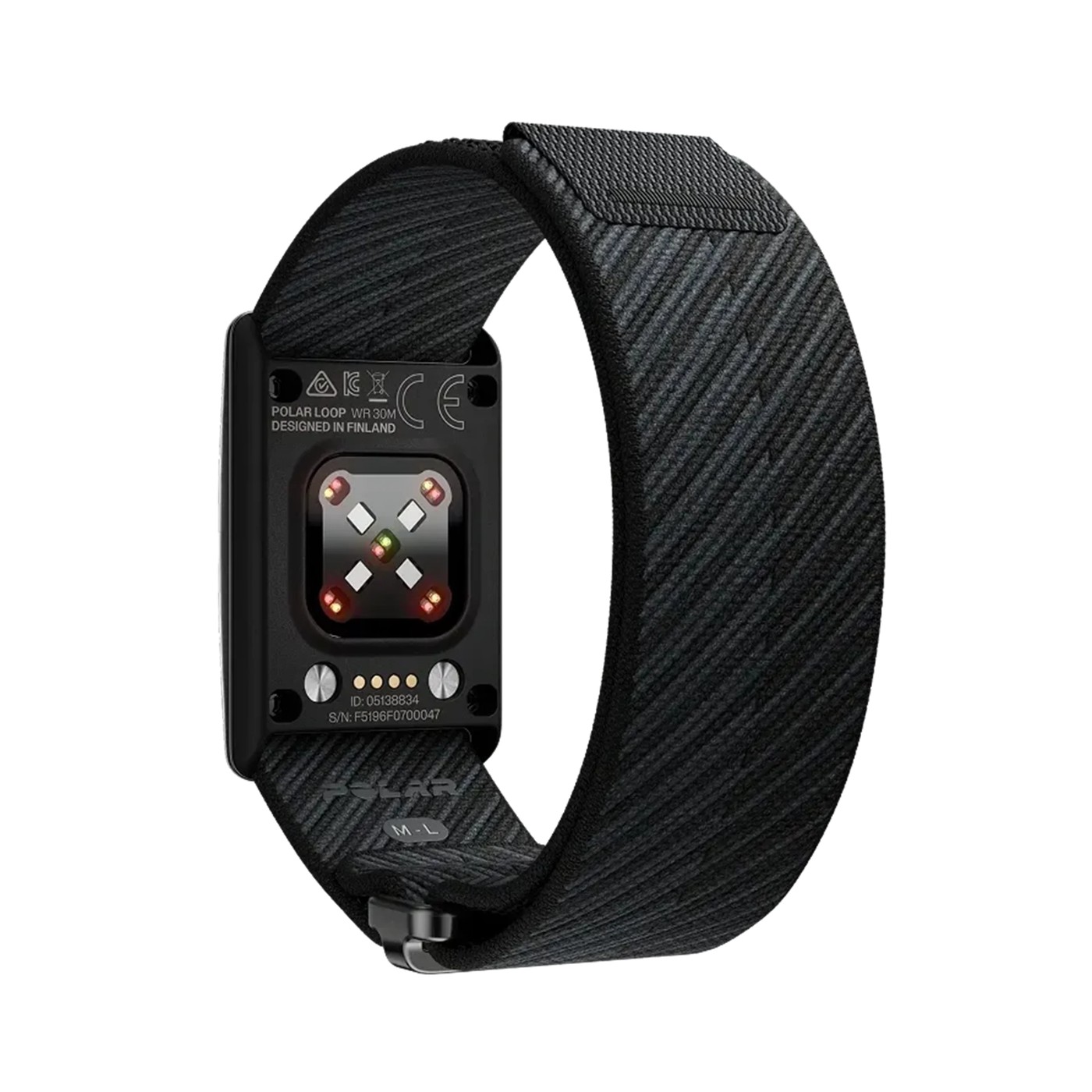 צמיד כושר חכם ללא מסך POLAR LOOP בצבע שחור – S-L Night Black – תמונה 5