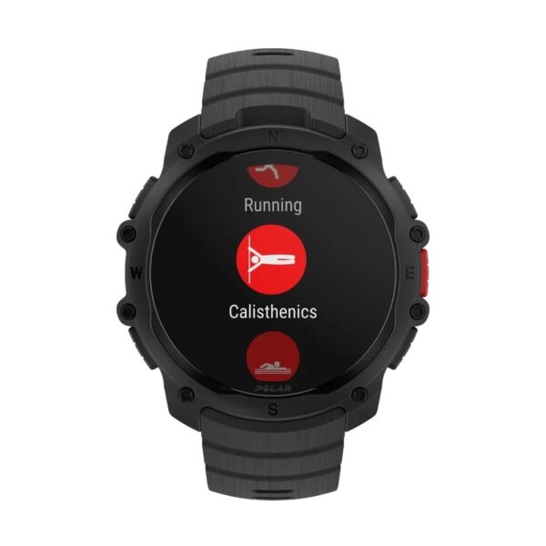 שעון ספורט חכם דגם POLAR Street X בצבע שחור מבית Polar
