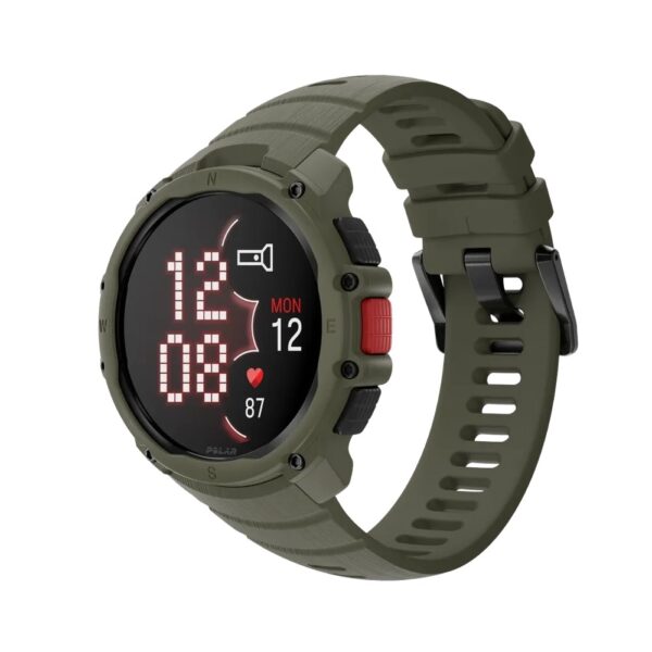 שעון ספורט חכם דגם POLAR Street X בצבע ירוק זית מבית Polar