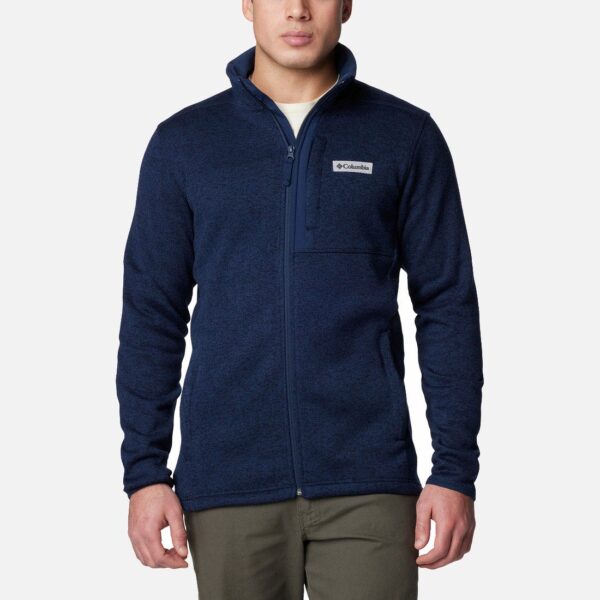 פליס לגברים Sweater Weather Full Zip M - נייבי, XXL