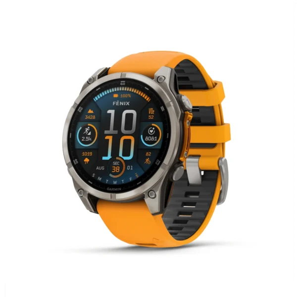 שעון ספורט fenix 8 47mm AMOLED Sapphire TITANIUM