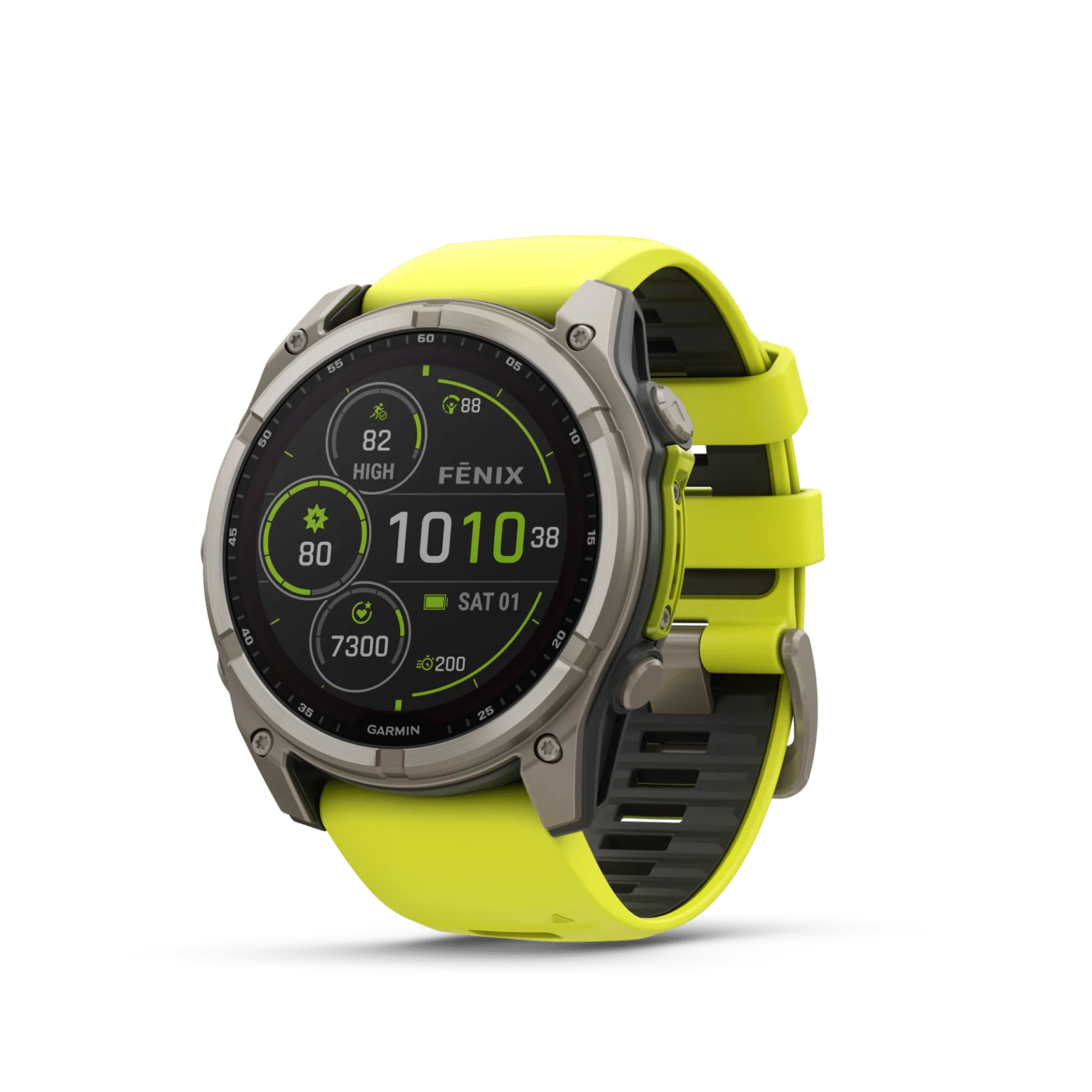 שעון ספורט fenix 8 51mm Sapphire Solar TITANIUM