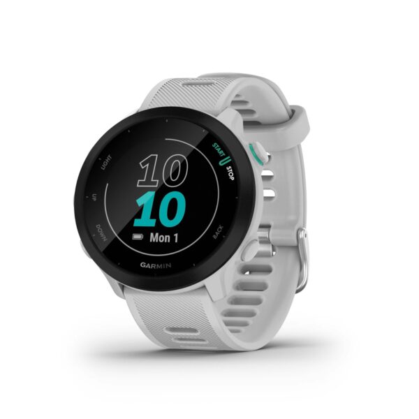 שעון ספורט חכם Forerunner 55 42mm – לבן מבית GARMIN