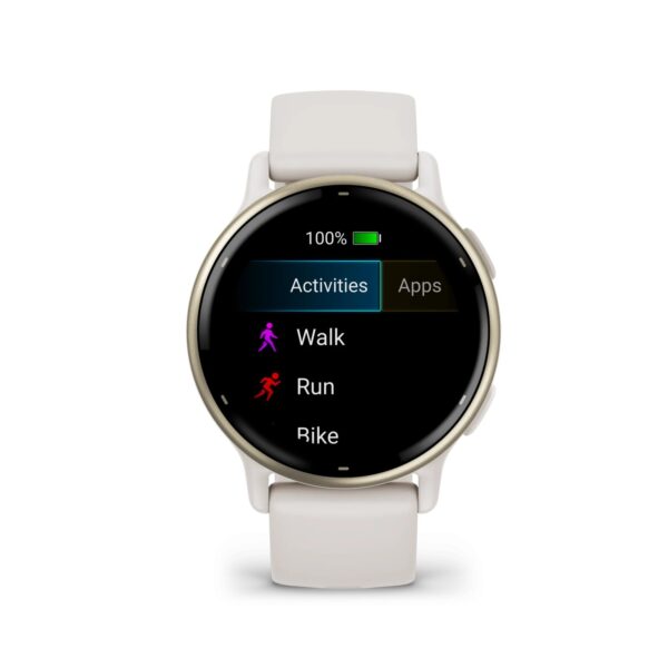 שעון ספורט חכם vívoactive 5 – שנהב זהב מבית GARMIN