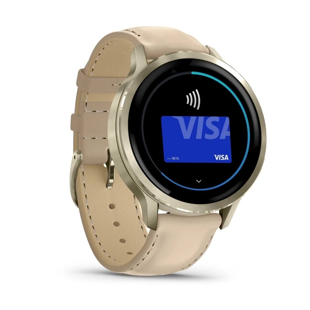 שעון ספורט חכם Venu 4 41mm - עור בז' מבית GARMIN – תמונה 10