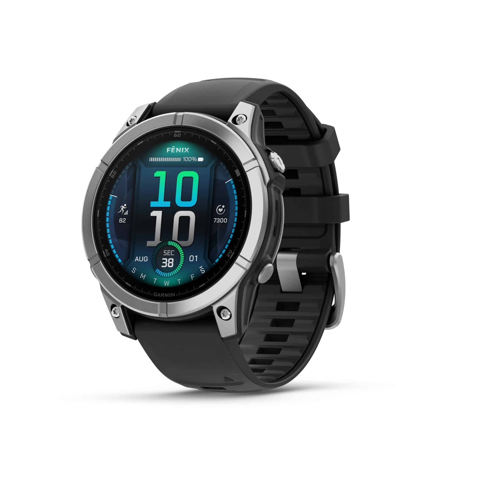שעון ספורט חכם fēnix E 47mm - כסף מבית GARMIN