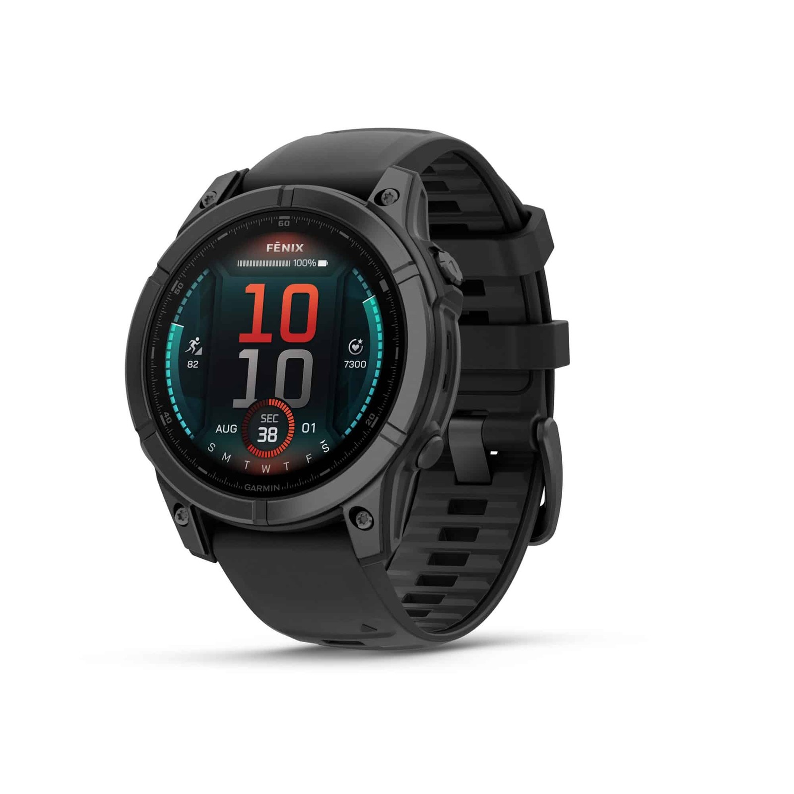שעון ספורט חכם fēnix E 47mm - שחור מבית GARMIN