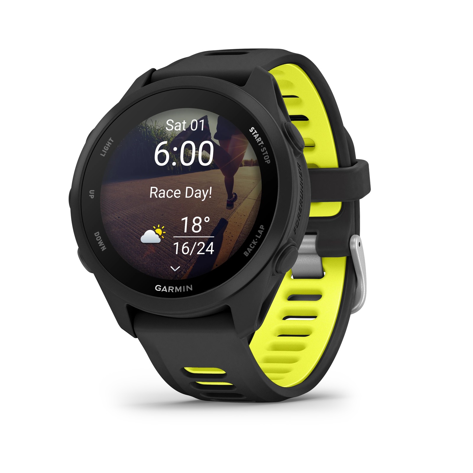 שעון ספורט חכם Forerunner 170 - שחור/צהוב מבית GARMIN – תמונה 3