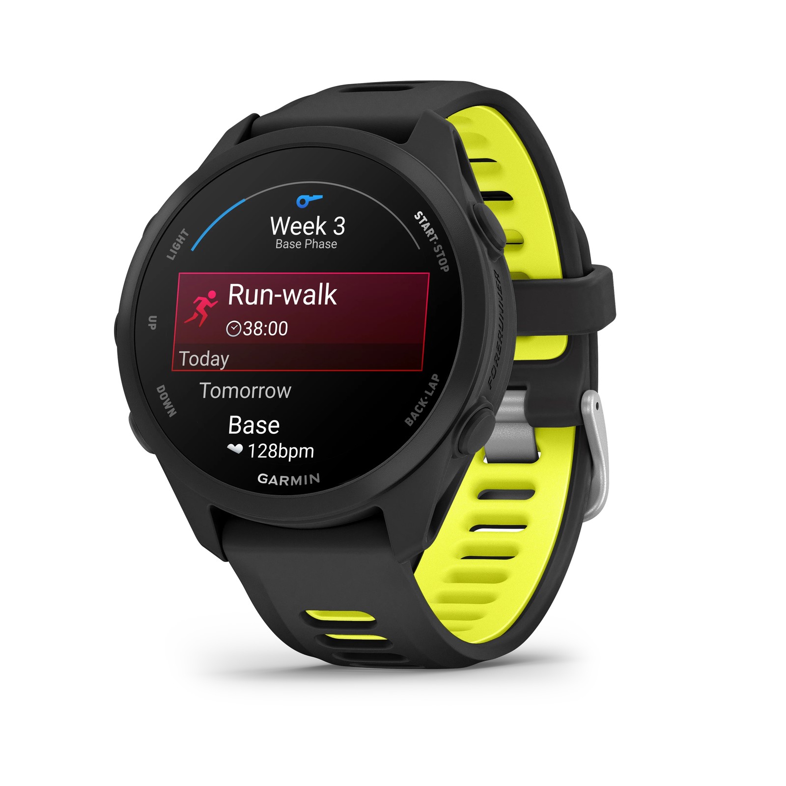 שעון ספורט חכם Forerunner 170 - שחור/צהוב מבית GARMIN – תמונה 4
