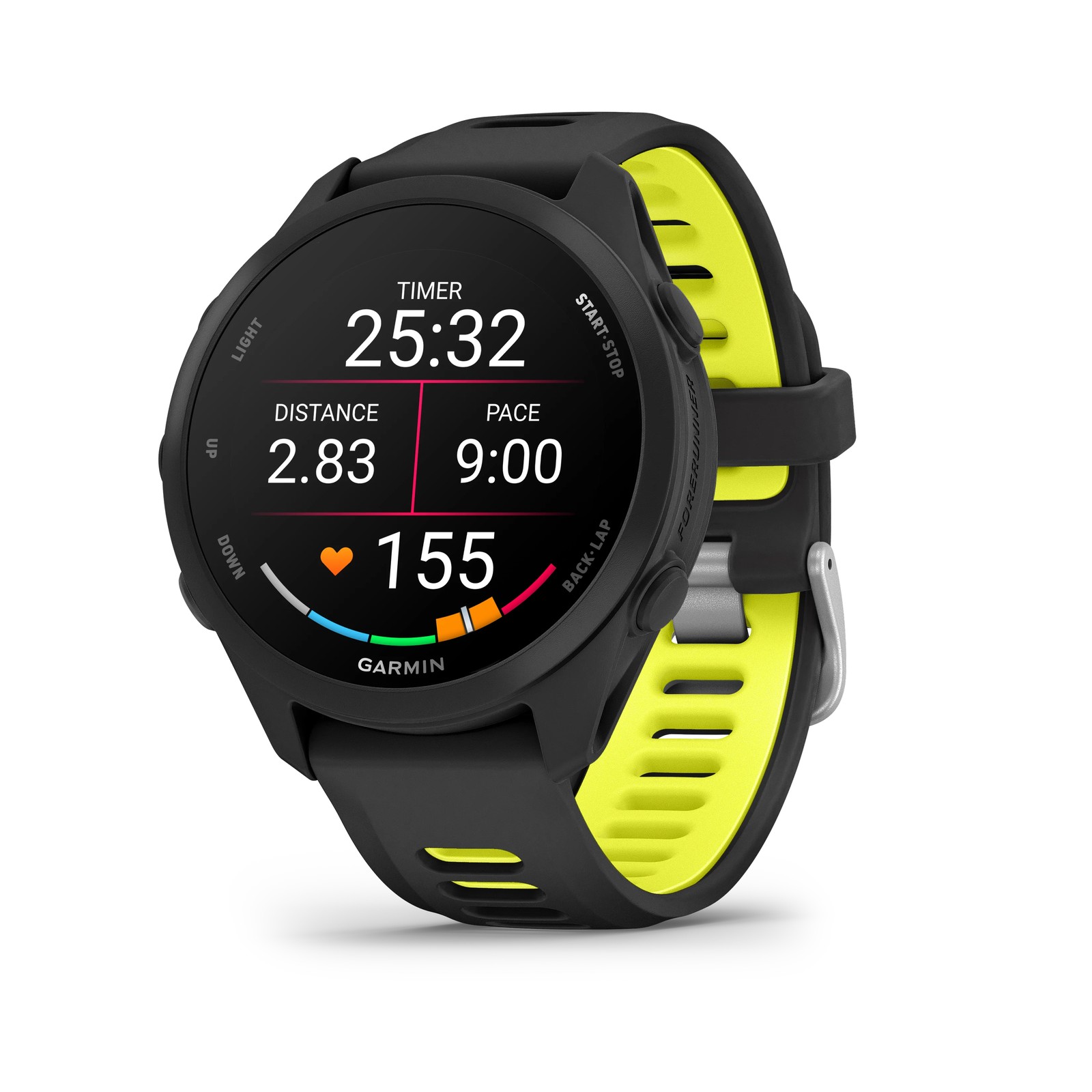 שעון ספורט חכם Forerunner 170 - שחור/צהוב מבית GARMIN – תמונה 5