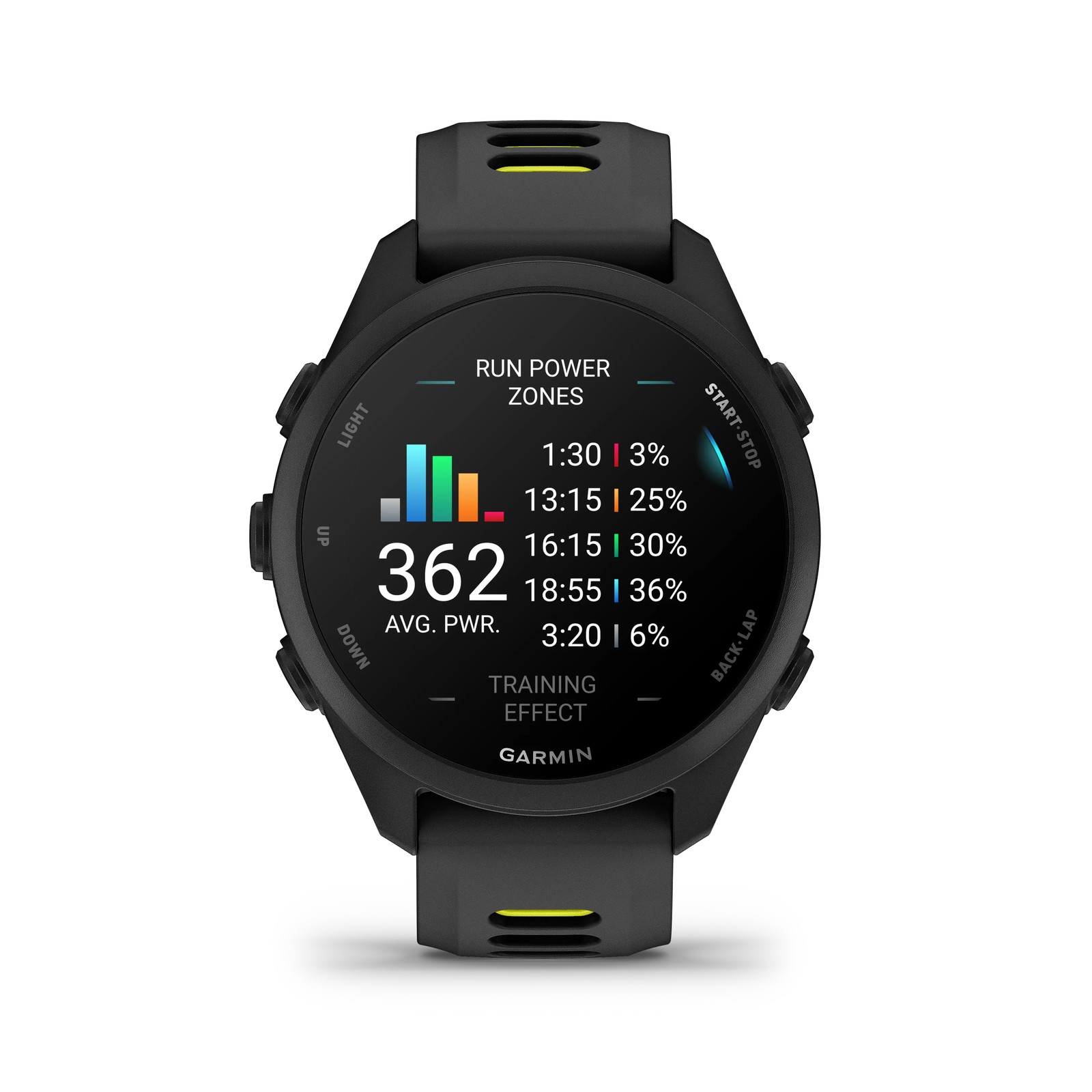 שעון ספורט חכם Forerunner 170 Music - שחור/צהוב מבית GARMIN – תמונה 7