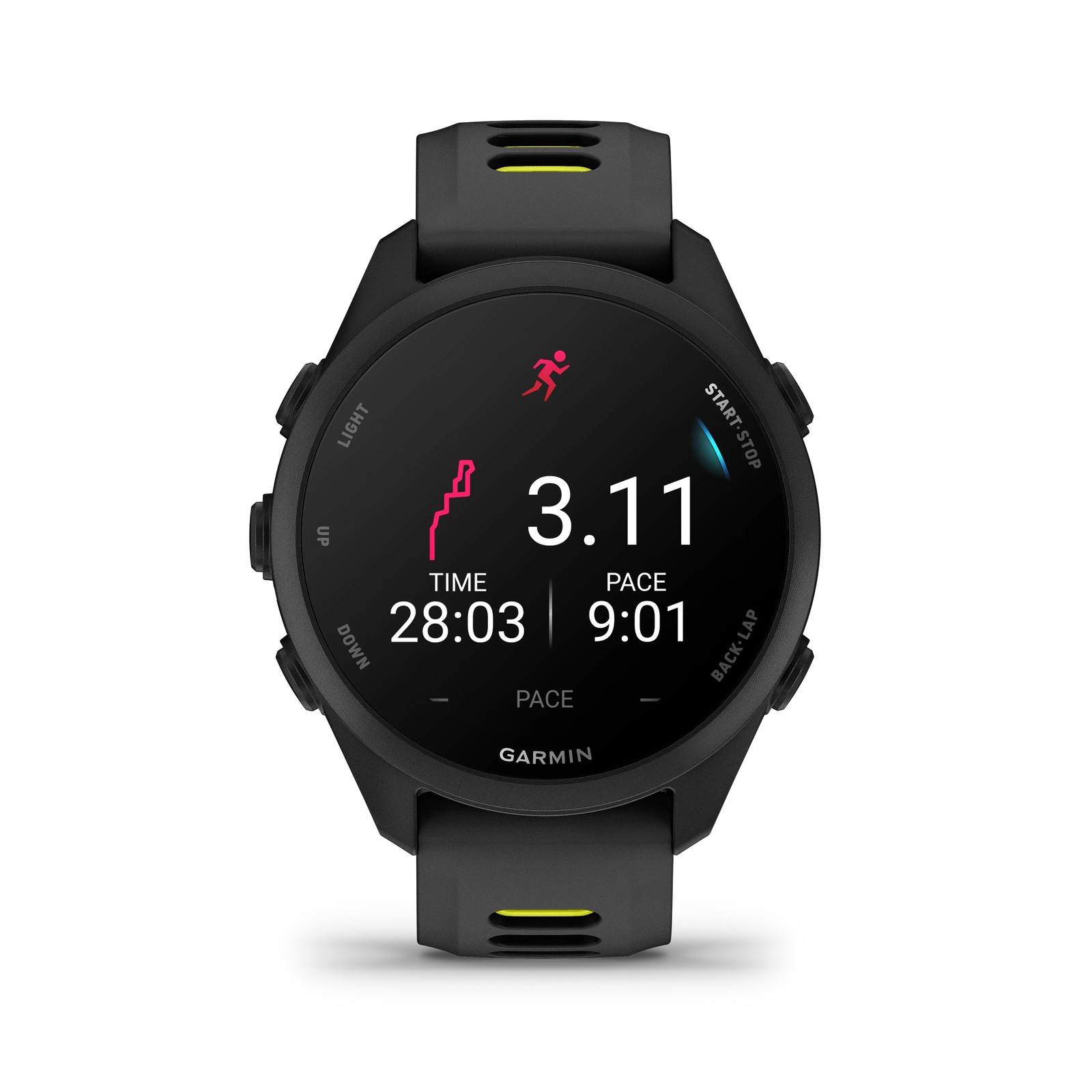 שעון ספורט חכם Forerunner 170 Music - שחור/צהוב מבית GARMIN – תמונה 8