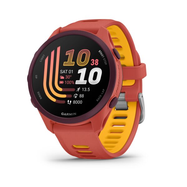 שעון ספורט חכם Forerunner 170 Music - אדום/כתום מבית GARMIN