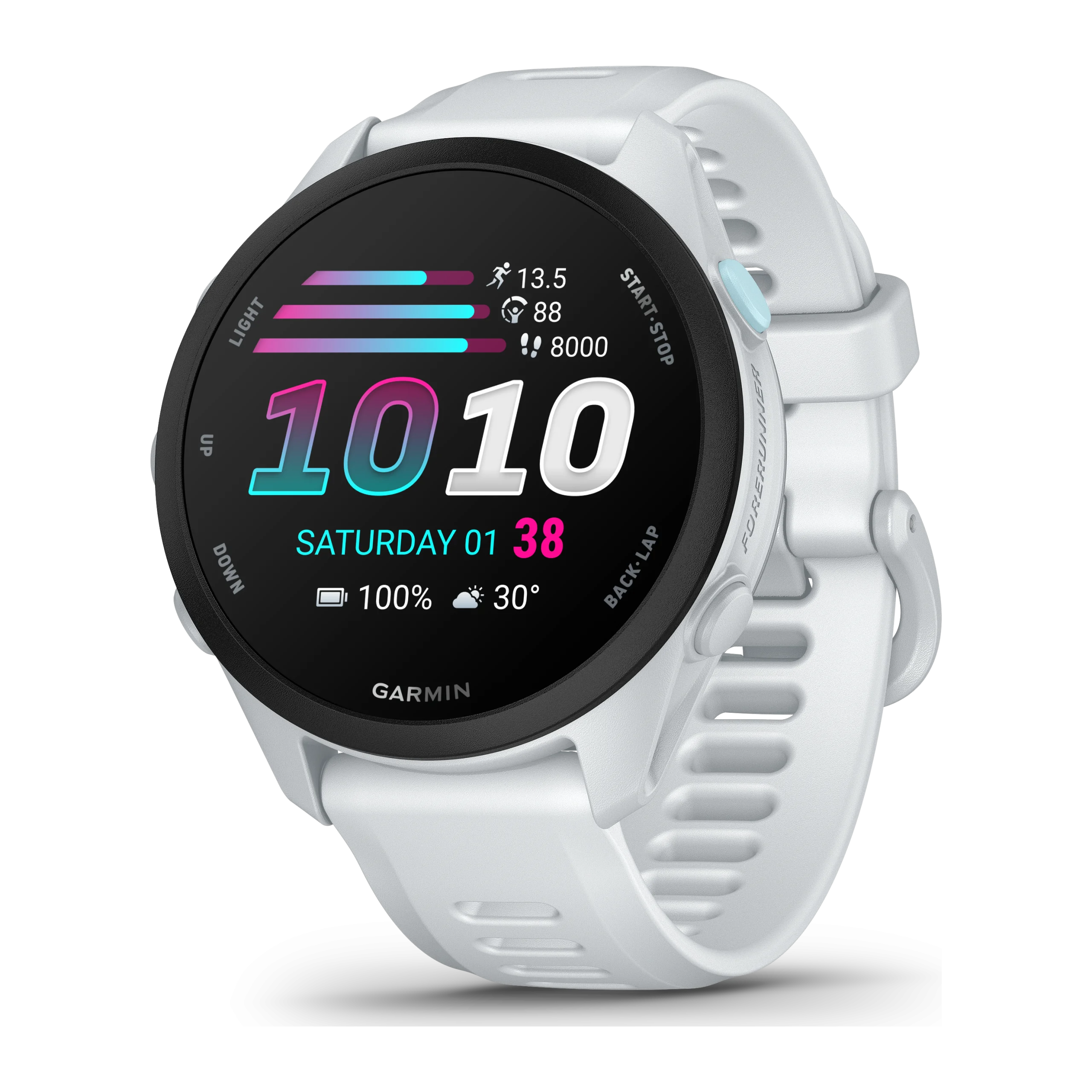 שעון ספורט חכם GARMIN Forerunner 70 לבן פנינה- 010-04307-01H