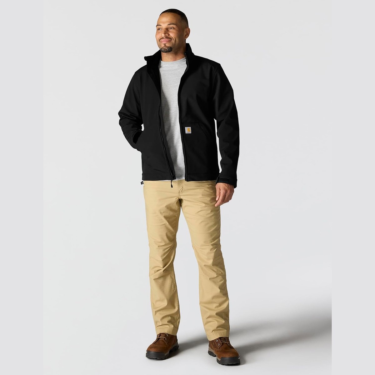 ג'קט סופטשל עמיד לגשם ורוח Carhartt Rain Defender 106438 – תמונה 10