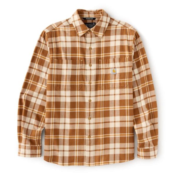 חולצת פלאנל משובצת לגברים Carhartt Rugged Flex Hamilton 107010