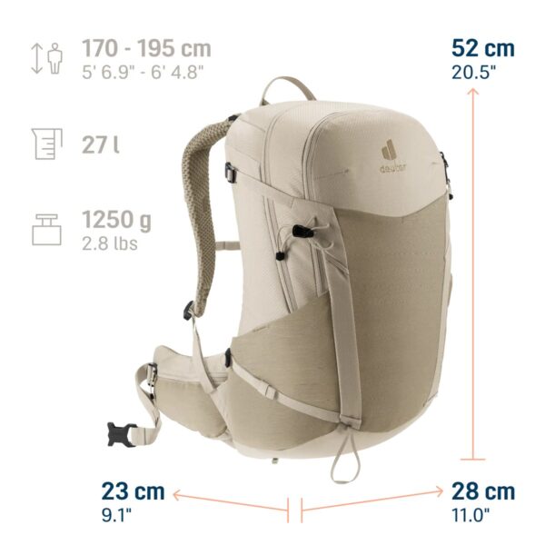 תרמיל Deuter Futura 27 אפור אבן