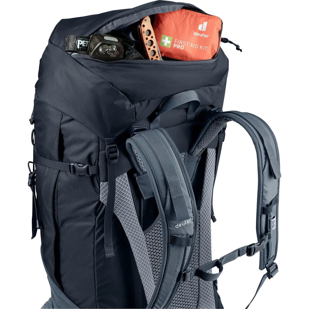תרמיל Deuter Futura Air Trek 60+10 שחור – תמונה 6