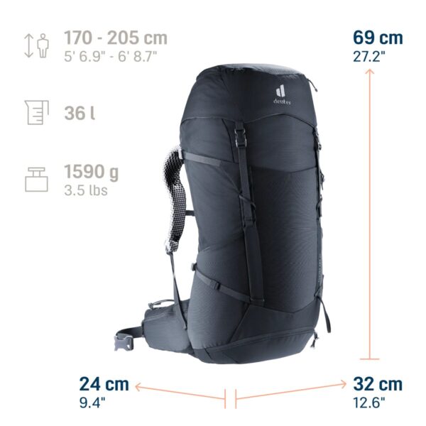 תרמיל Deuter Futura Pro 36 שחור