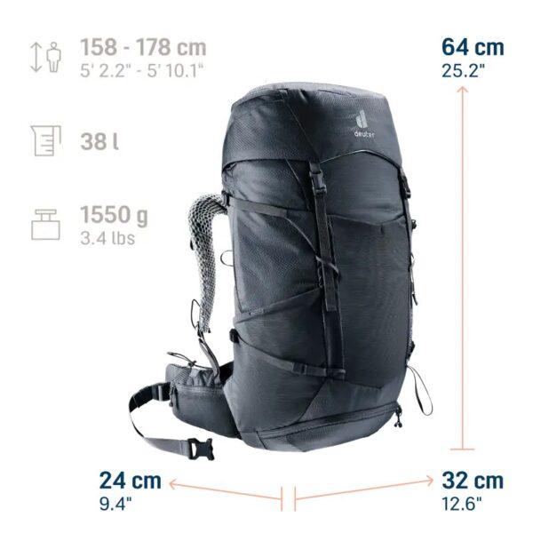 תרמיל Deuter Futura Pro 38 SL שחור