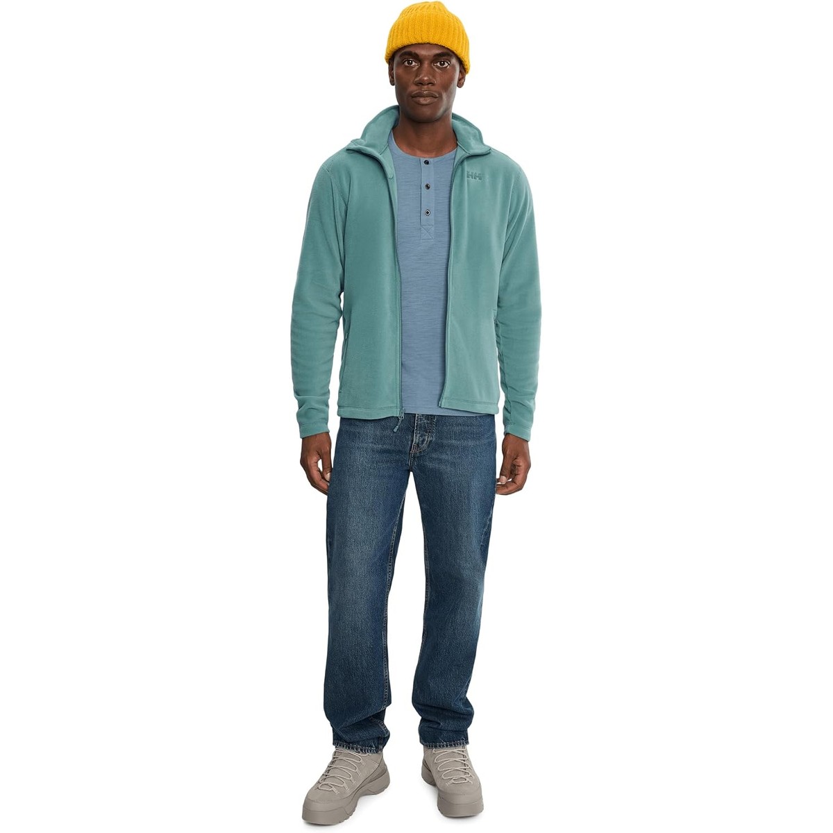 מעיל מיקרו פליס רוכסן מלא לגברים Helly Hansen Daybreaker 48281 – תמונה 3