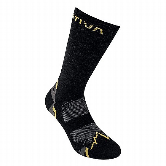 גרבי טיולים La Sportiva Hiking Socks black yelow