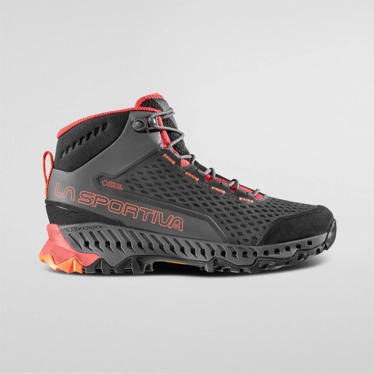 נעלי טיולים La Sportiva Stream GTX W Carbon/Cherry Tomato (נשים) – תמונה 3