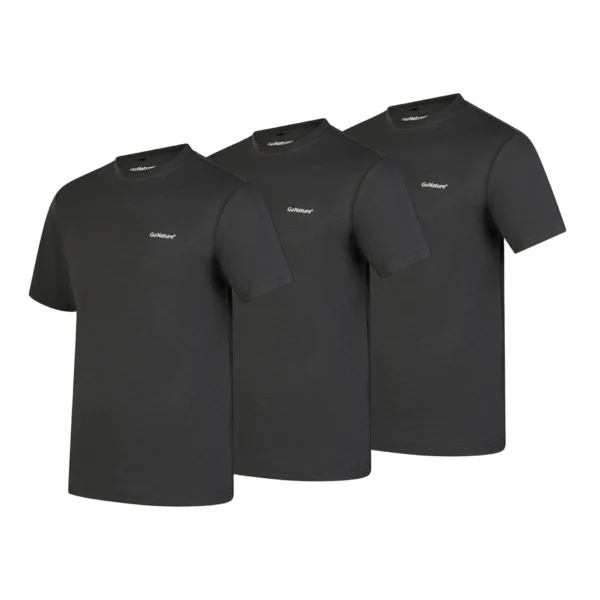 מארז 3 חולצות דרייפיט GoNature PATAGONIA -D - אפור, XL