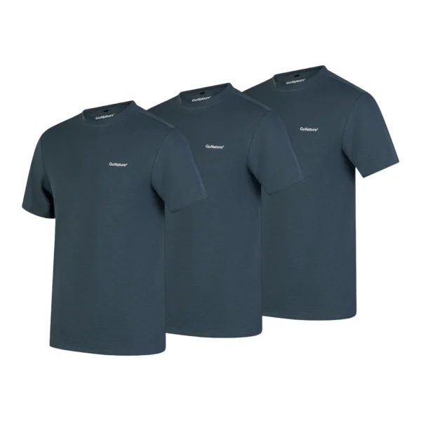 מארז 3 חולצות דרייפיט GoNature PATAGONIA -D - כחול כהה, 3XL