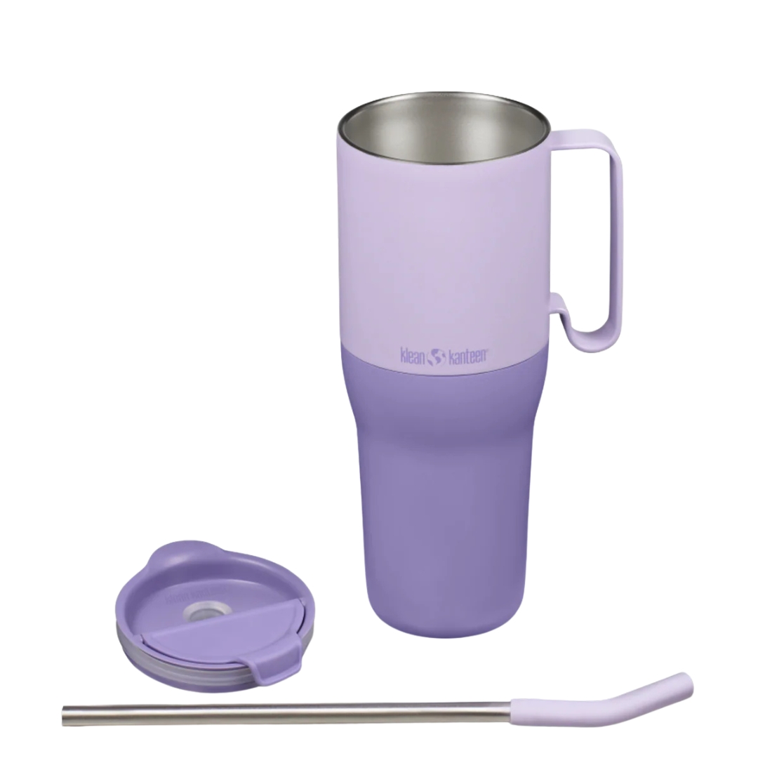 כוס מבודדת 1,065 מ"ל Klean Kanteen Rise Tumbler עם ידית -D – תמונה 4