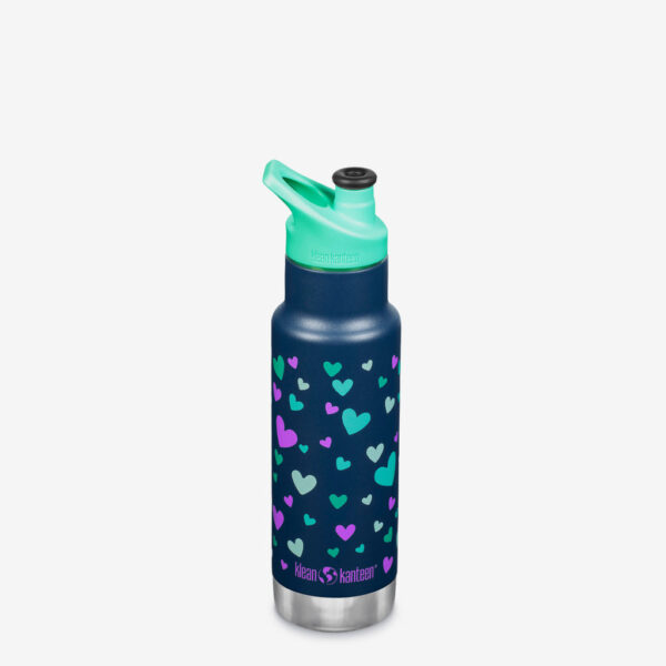 בקבוק ילדים מבודד 355 מ”ל Klean Kanteen Kid Classic עם פקק ספורט -D