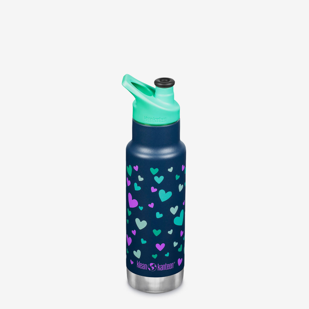 בקבוק ילדים מבודד 355 מ"ל Klean Kanteen Kid Classic עם פקק ספורט -D