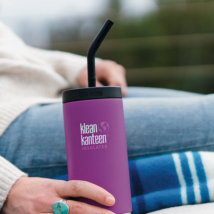 פקק עם קשית לבקבוקי Klean Kanteen TKWide Straw Cap -D – תמונה 2
