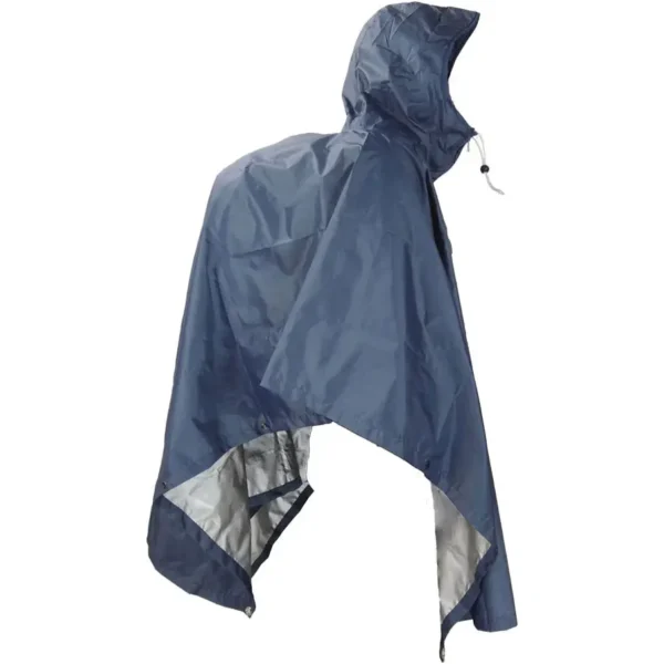 פונצ'ו גשם קל משקל JR Gear Light Weight Poncho -D - כחול, L