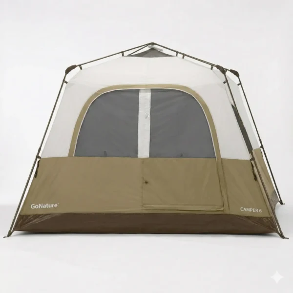 אוהל בן רגע ל-6 אנשים GoNature Camper 6 -D