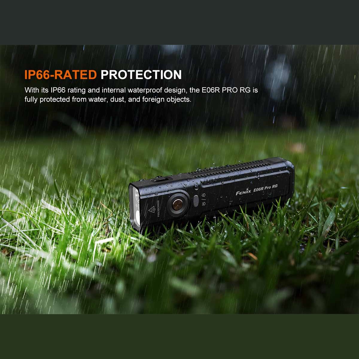פנס יד שטוח נטען Fenix E06R PRO RG 1600 לומן – תמונה 11