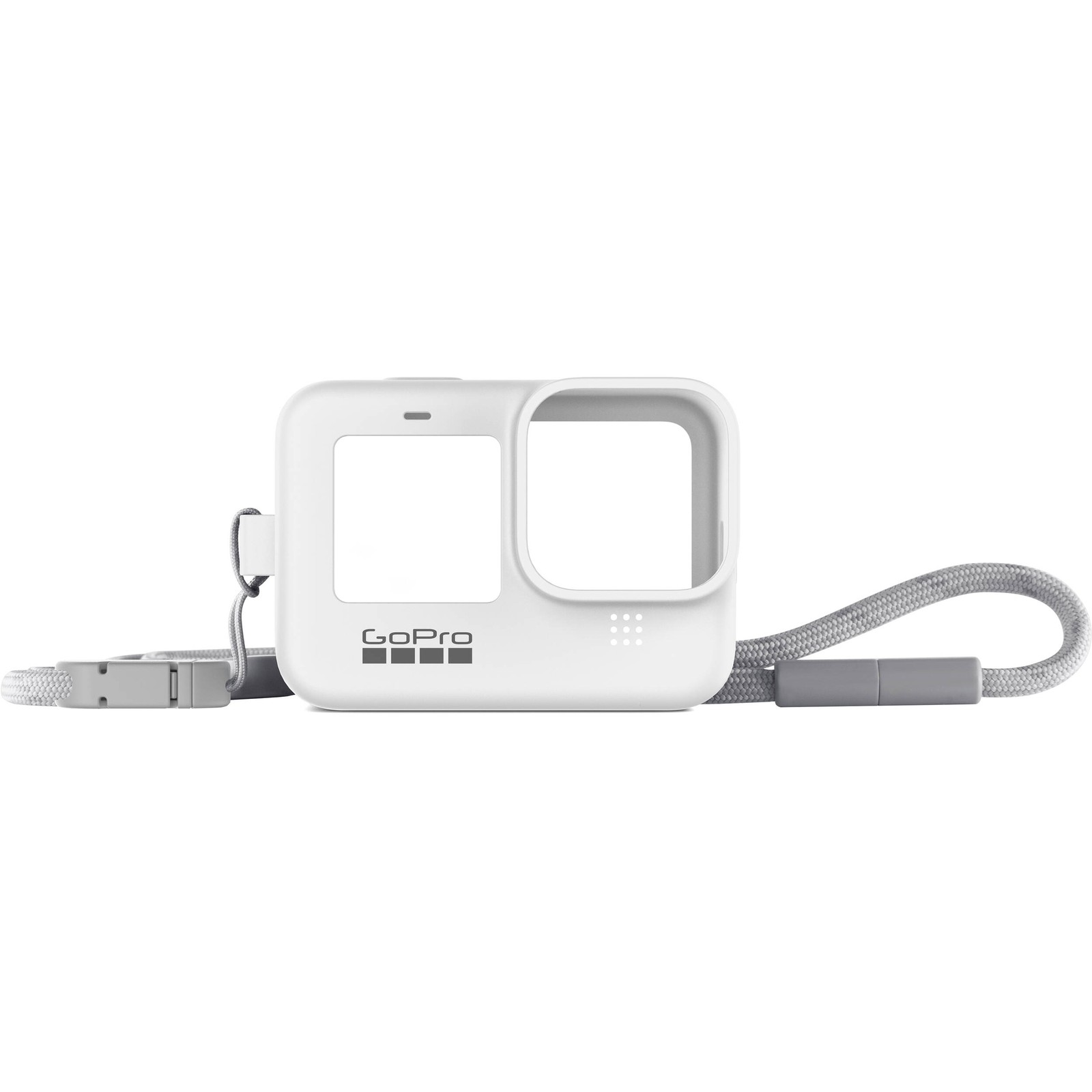 כיסוי סיליקון ורצועת נשיאה ל-GoPro HERO9/10/11/12 Black - לבן 171054H