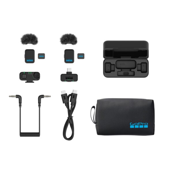 ערכת מיקרופון אלחוטי מלאה GoPro Wireless Mic Complete Kit AWMIC-010-EU