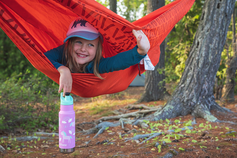 בקבוק ילדים מבודד 355 מ"ל Klean Kanteen Kid Classic עם פקק ספורט -D – תמונה 4