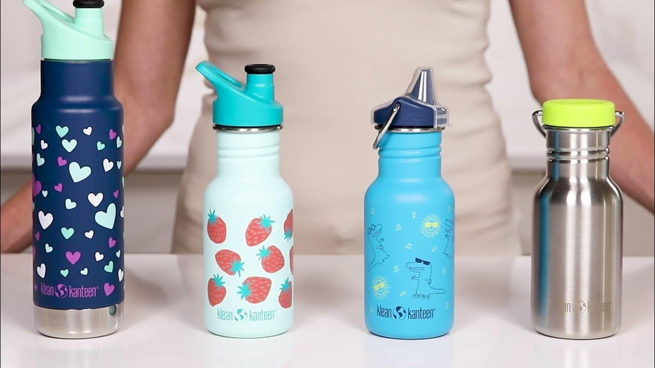 בקבוק ילדים מבודד 355 מ"ל Klean Kanteen Kid Classic עם פקק ספורט -D – תמונה 5